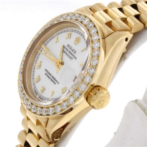 rolex 69173 year|ladies presidential rolex diamond bezel.